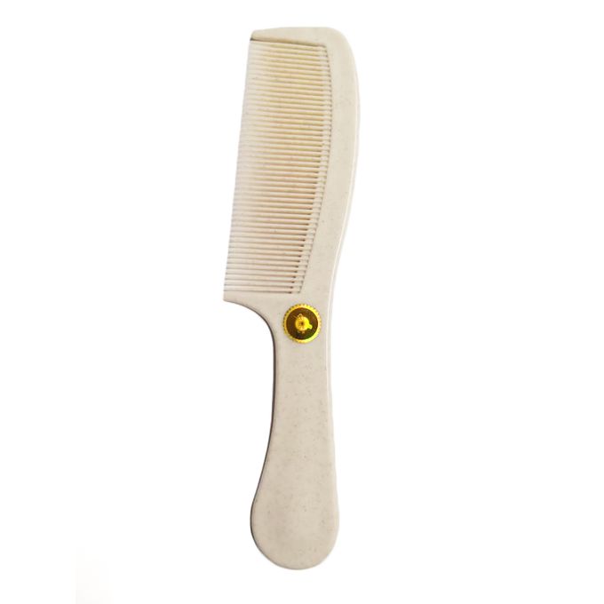 Plastic Hair Comb - Beige