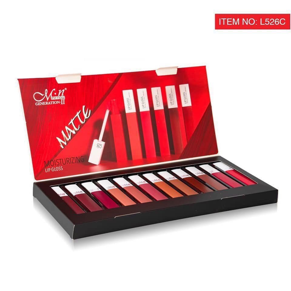 Me Now Moisturizing Lip Gloss By UP To 16H - 12Pcs - A