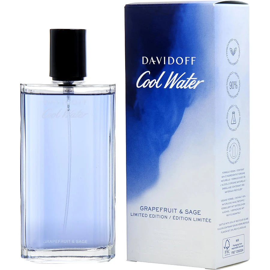 Cool Water Grapefruit & Sage Davidoff for Men - EDT - 125ml