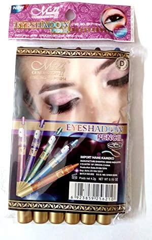 Me Now Set of 6 Cream Eyeshadow Pencil - Light Bronze Different Colors Itme No : P11014