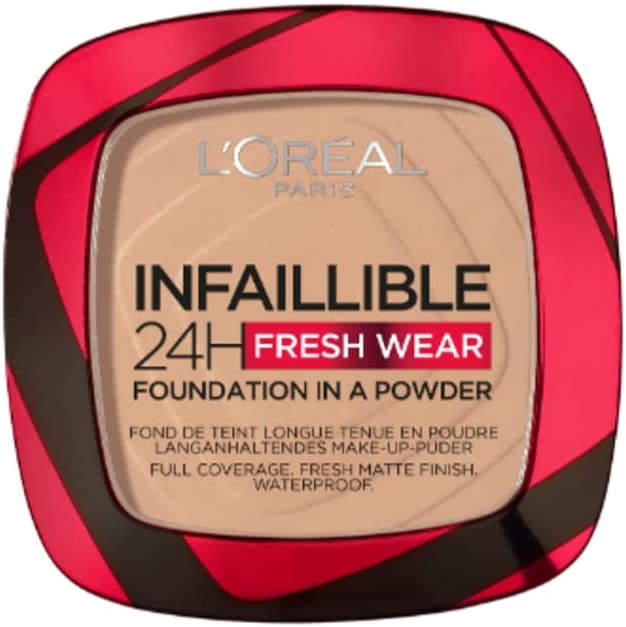 L'OREAL PARIS, Infaillible 24H Fresh Wear Foundation in a powder, 120 Vanille Vanilla