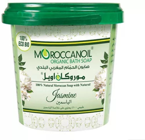 صابون الحمام المغربي من موروكان أويل - دلو الياسمين 850 مل