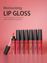 ملمع شفاه مرطب من MN يدوم حتى 16 ساعة أحمر شفاه غير لامع بطرف مربع فاخر - 12 قطعة