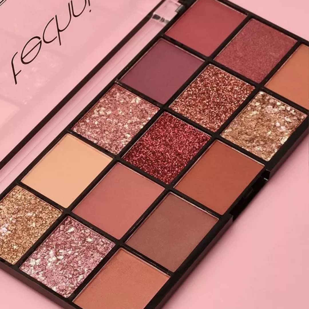 Technic cosmetics Invite Only Pressed Pigment Eyeshadow Palette - 15 Color