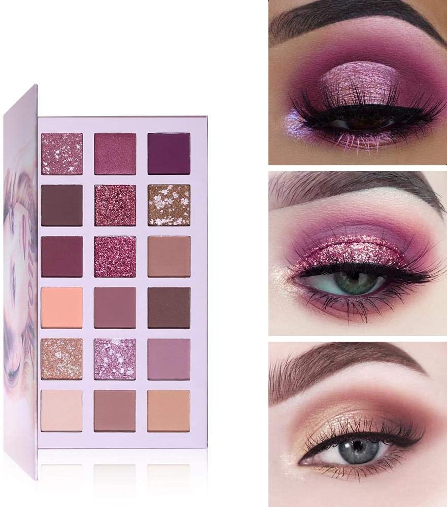 Ucanbe 2019 Ultra Chic Palette Aromas Fancy Colored Eyeshadow - 18 Color