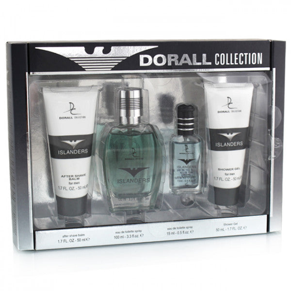 Islanders Dorall Collection set ( EDT 100 ml and 5 ml ) +( After Shave + Shower Gel 50 ml )