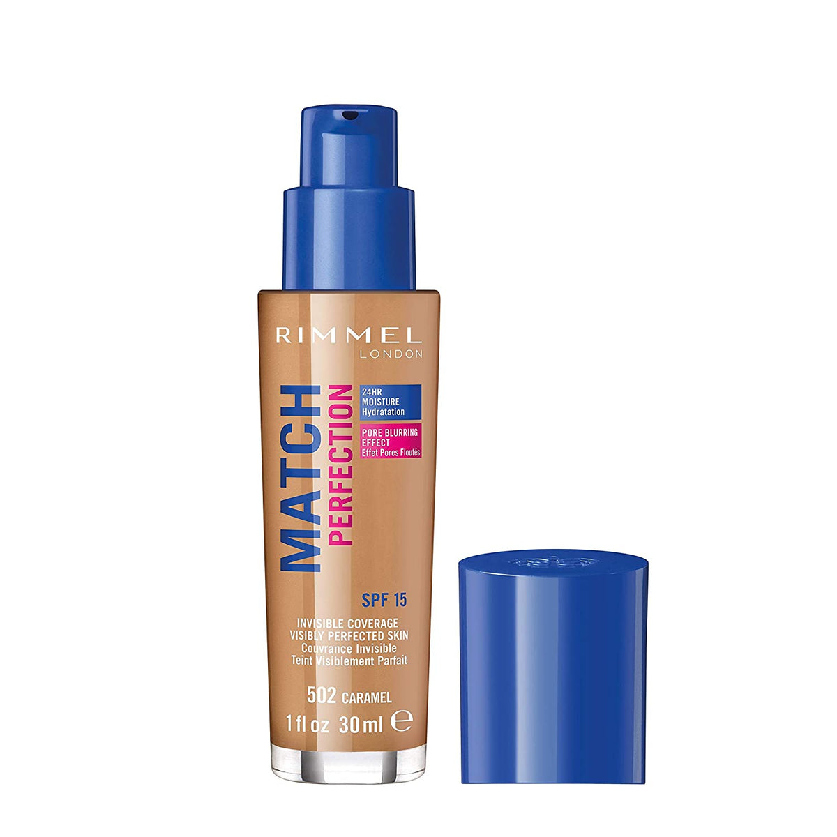 Rimmel MATCH PERFECTION foundation #502-caramel 30 ml