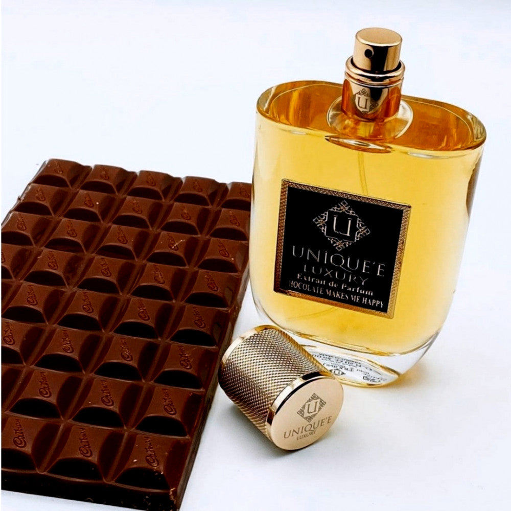 "Chocolate Makes Me Happy" by Unique'e Luxury For Unisex - Extrait De Parfum - 100ml