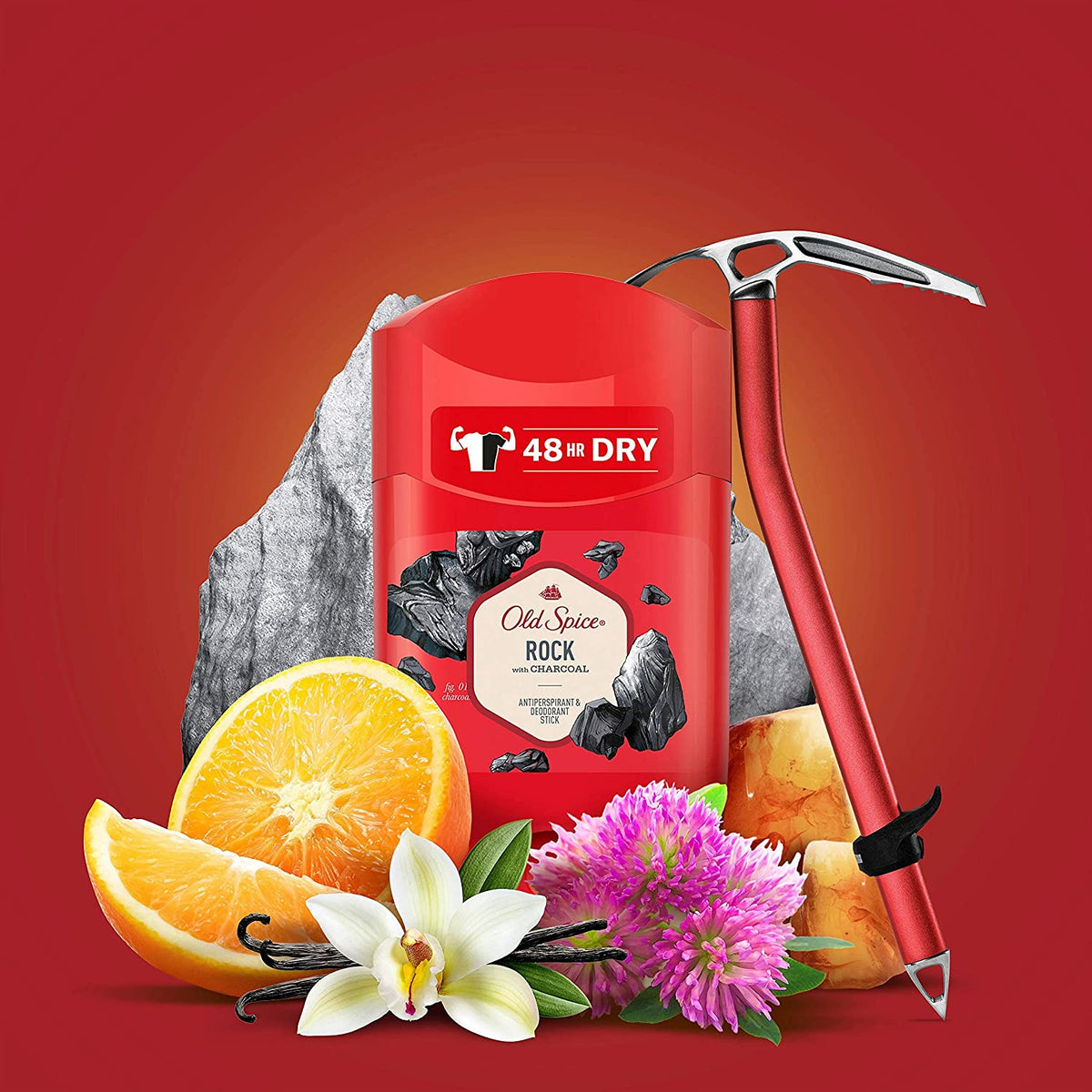 Old Spice Rock Antiperspirant & Deodorant Stick for Men - 50 Ml