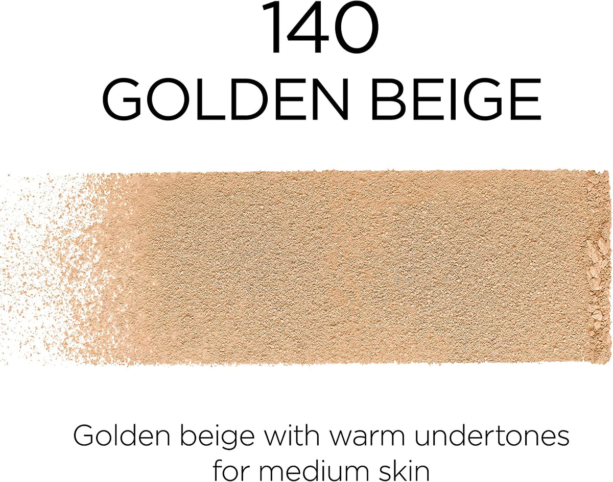 لوريال باريس، كريم أساس Infaillible 24H Fresh Wear على هيئة بودرة، 140 Golden Beige Dore Beige