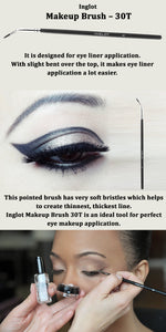 Eyeliner Brush Inglot Makeup Brush Pedzel Do Makijazu - 30T