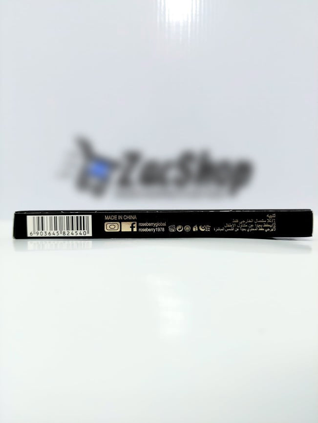 Roseberry Black Eyeliner Longlasting & waterproof - 24h with Vitamin E