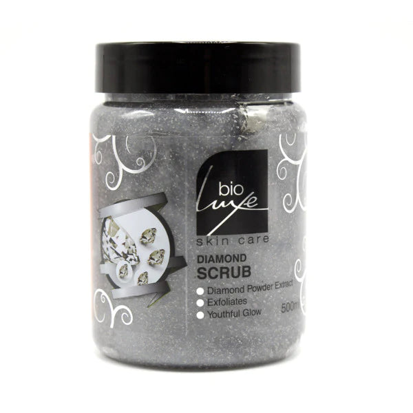 Bioluxe Diamond Scrub (Diamond Powder Extract - Youthful Glow) - 500ml - مقشر الماس