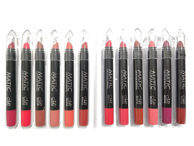 Me Now Matic Lipstick Set - D - 12 Pcs