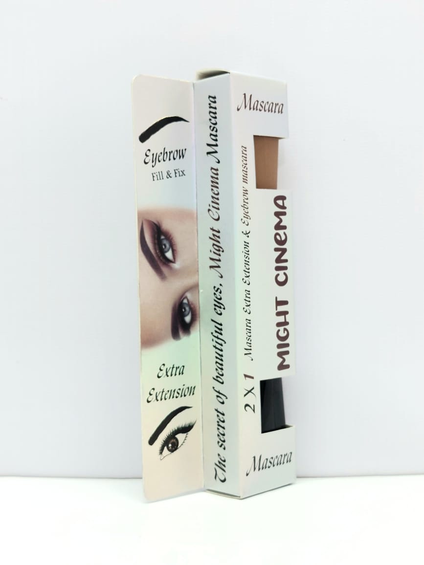 ماسكارا مايت سينما السوداء لتمديد الرموش والحواجب بني فاتح 2X1