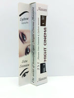 Might Cinema Mascara Extra Extension Black & Eyebrow Brown Mascara 2X1