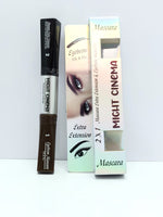 Might Cinema Mascara Extra Extension Black & Eyebrow Brown Mascara 2X1