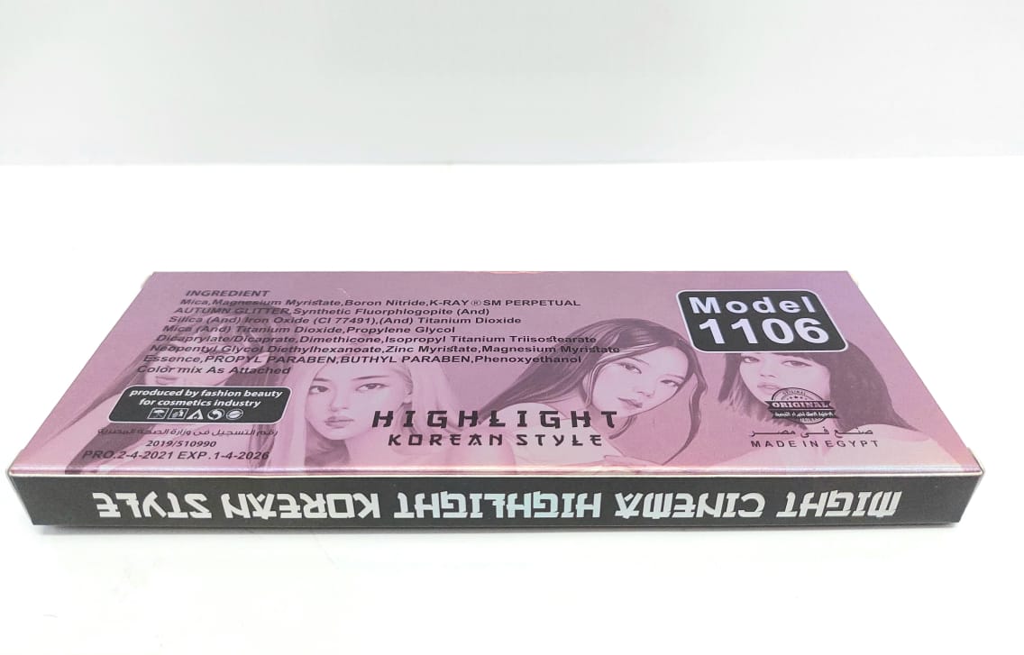 Might cinema Highlighter Palette Korean Style- No :1106
