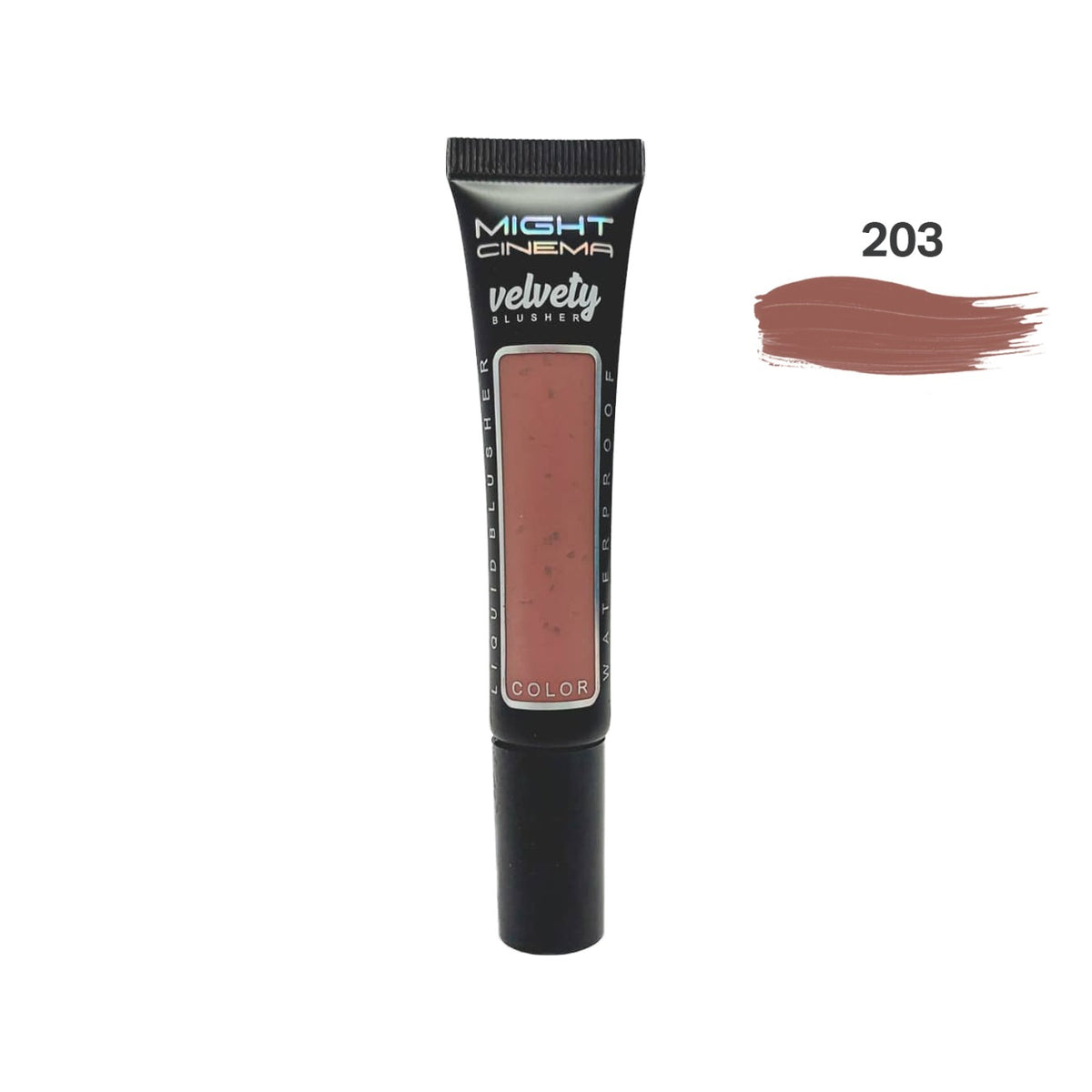 أحمر خدود سائل مقاوم للماء من مايت سينما - رقم 203