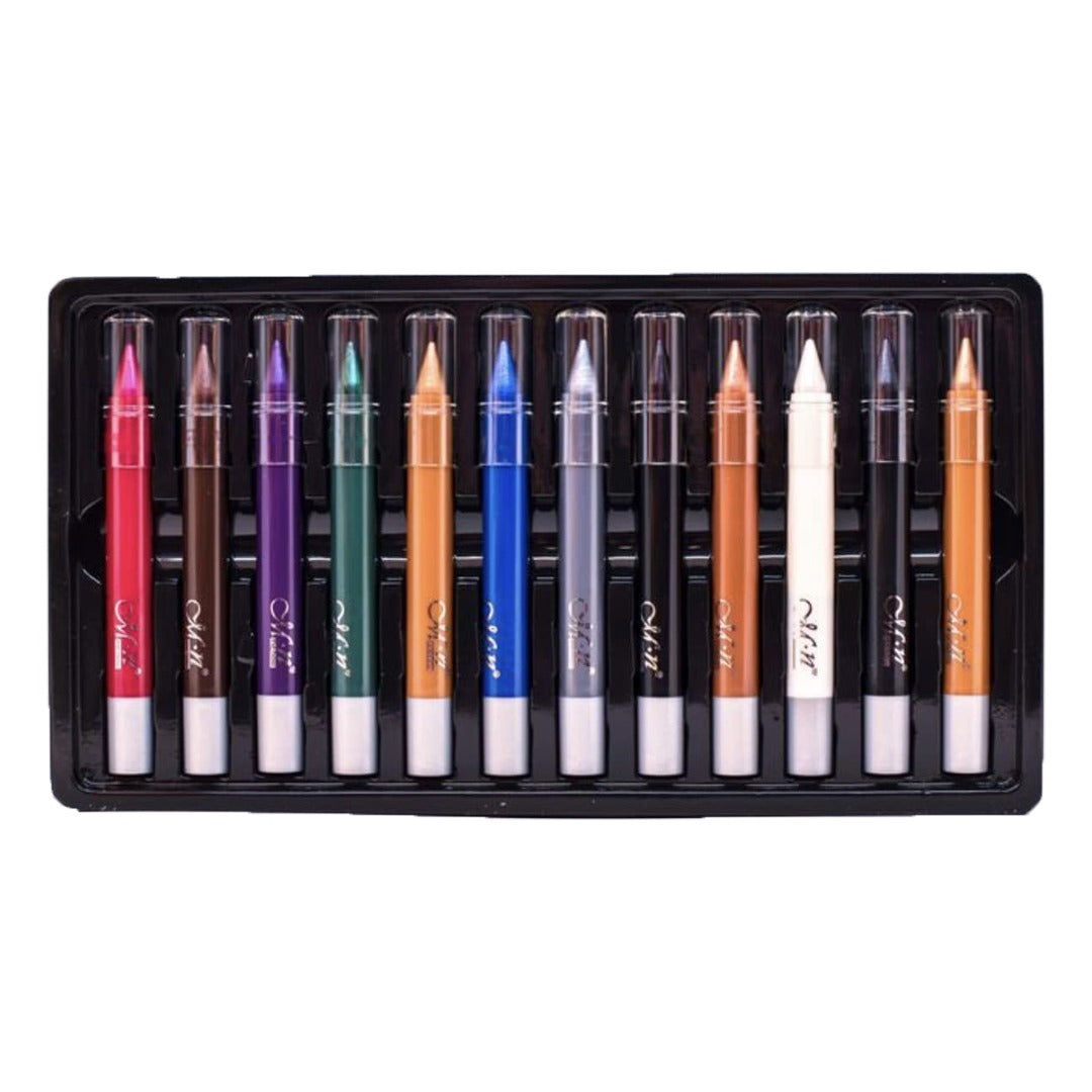 Me Now Kohl Kajal Pencil No : E470- 12 Colors