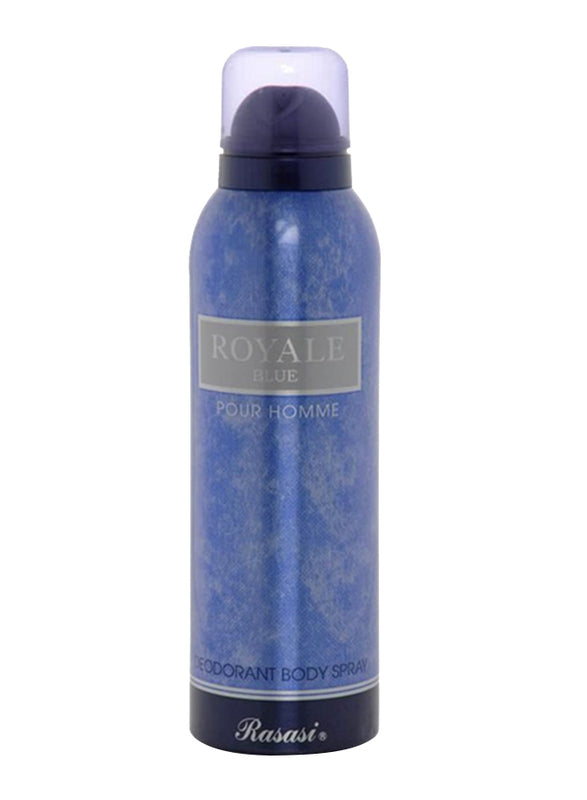 Rasasi Blue For Men Rasasi Deodorant Body Spray Royale Blue By