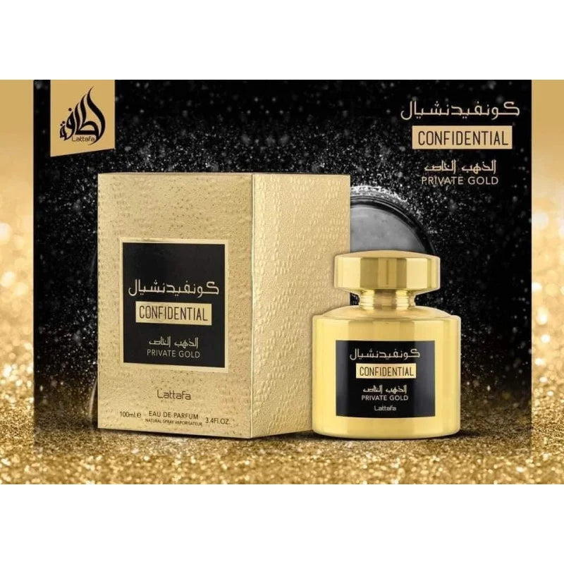 Lattafa Confidential Private Gold for Unisex - EDP - 100ml