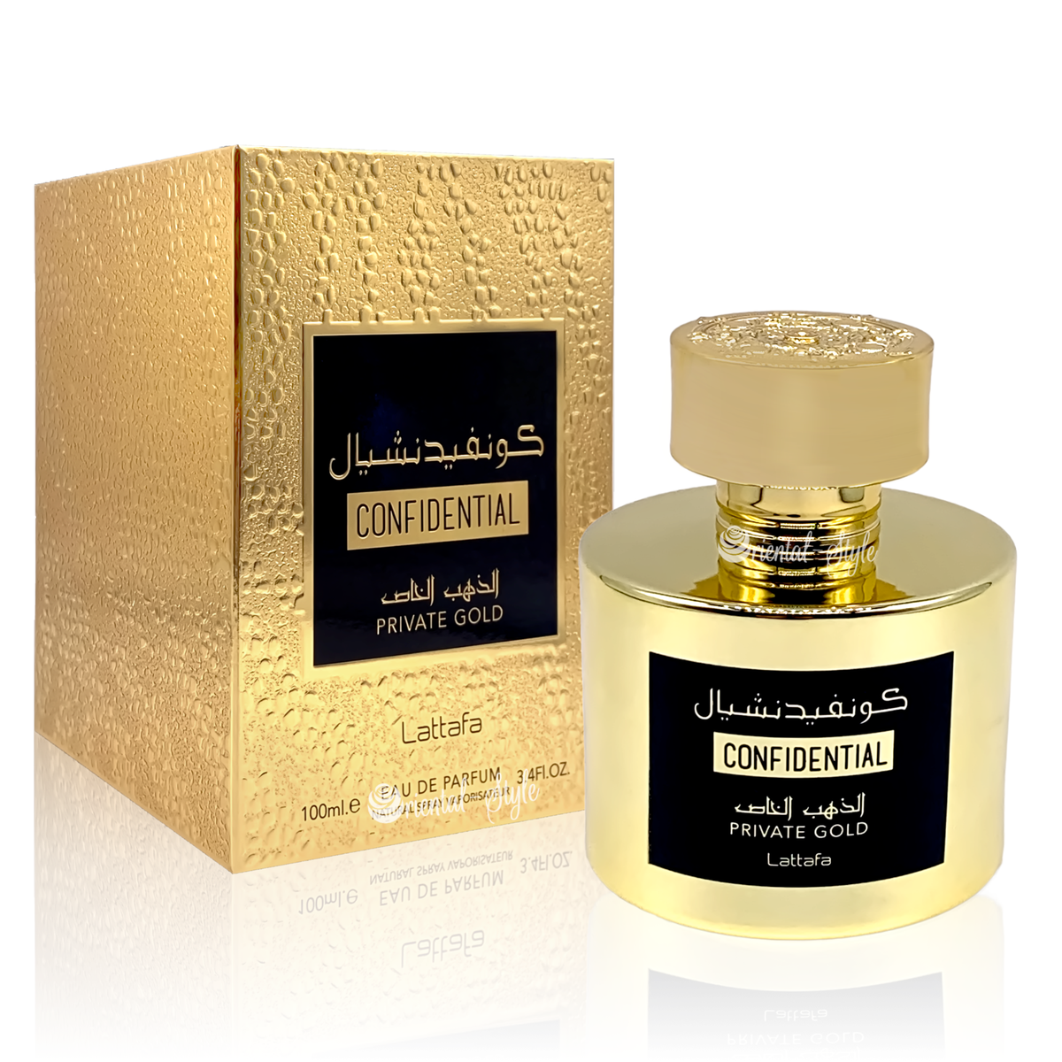 Lattafa Confidential Private Gold for Unisex - EDP - 100ml