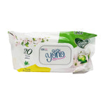 مناديل مبللة من يونو - 120 قطعة (خالية من الكحول)