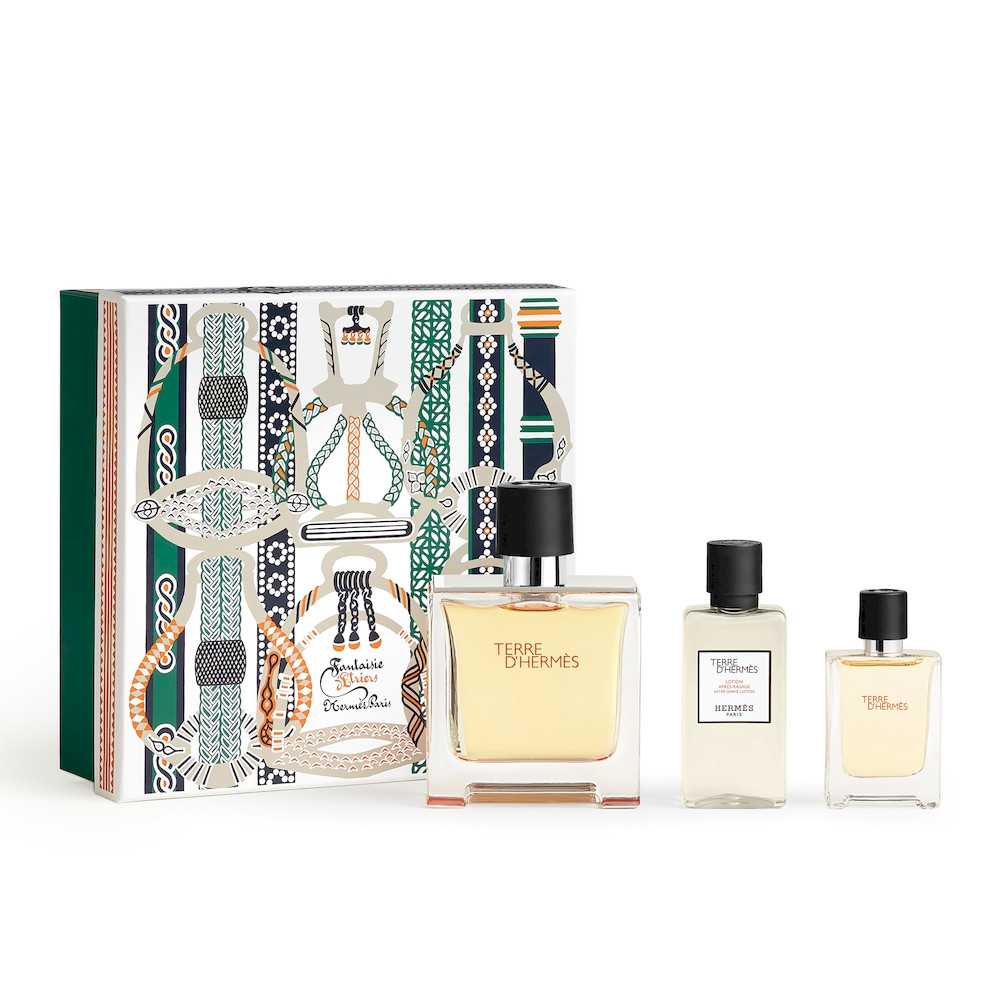 Terre d'Hermes "Pure Parfum" - Parfum - Hermes for men (SET) 3 pieces (NEW)