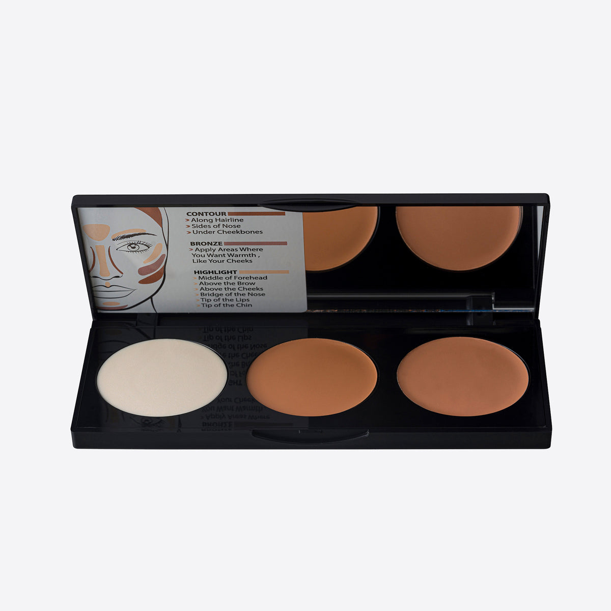 Note Perfecting Contouring Cream Palette Macadamia Oil Vitamin E - 01