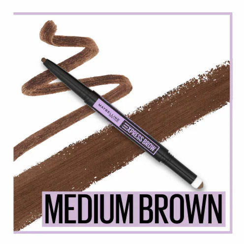 Maybelline New York Express Brow Duo Eyebrow Filling- Medium Brown