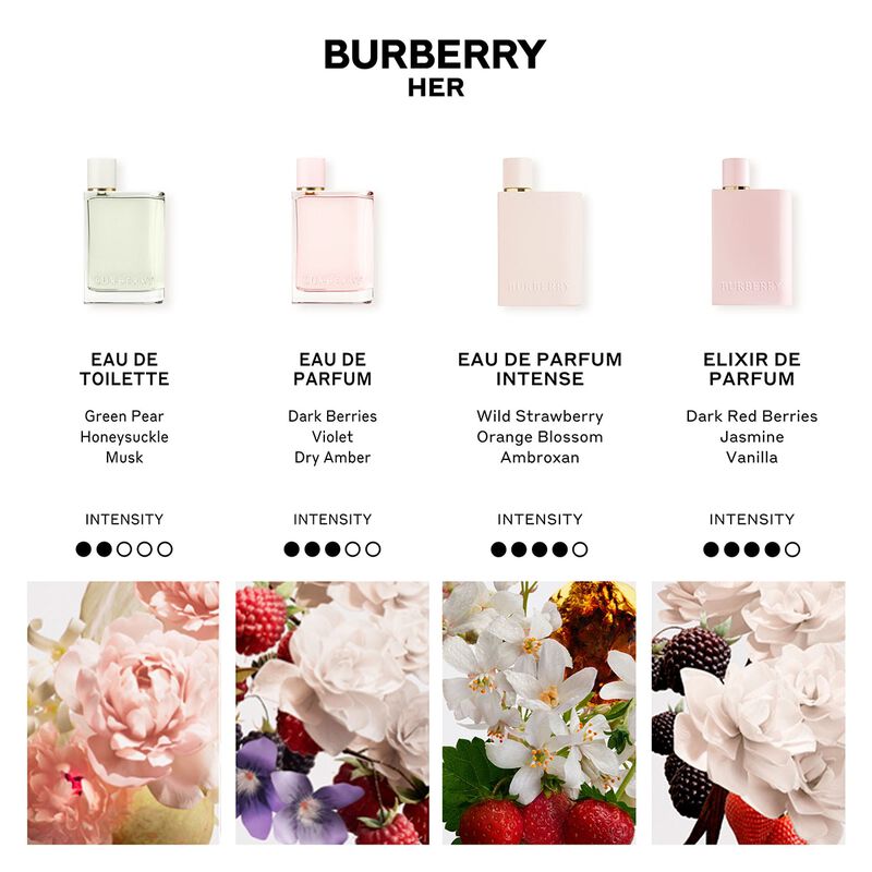 Burberry Her by Burberry for Women - Eau de Parfum Intense - 100ml