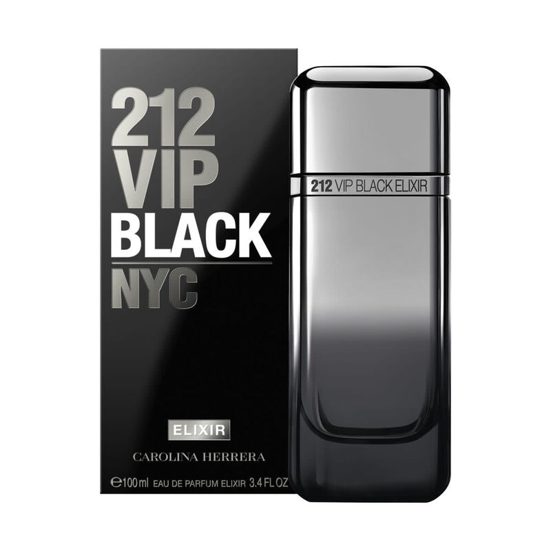 212 VIP Black Elixir for Men by Carolina Herrera - Eau de Parfum - 100ml