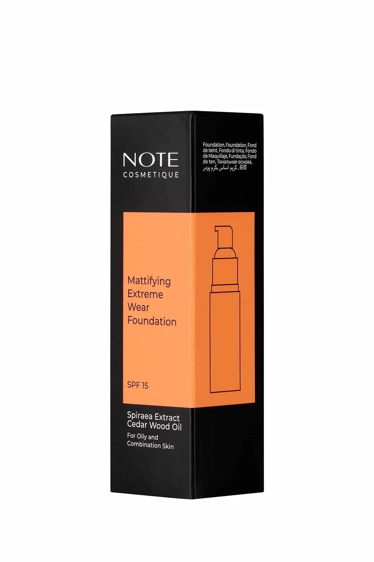 Note Foundation Mattifying Extreme Wear - 02 Natural Beige