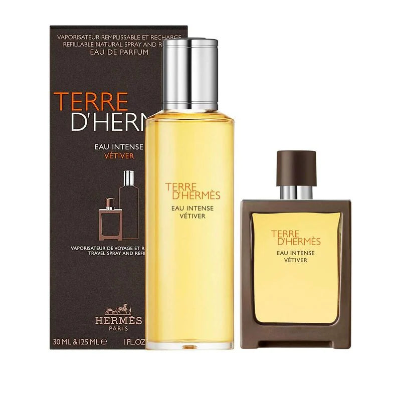Terre D'Hermes for Men Eau Intense Vetiver- EDP - 30ml & 125ml Refill (SET)
