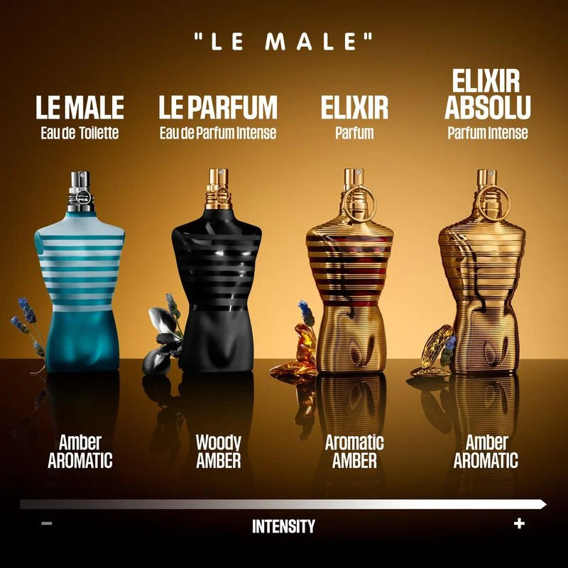 Le Male Elixir Absolu by Jean Paul Gaultier for Men - Parfum Intense - 125ml