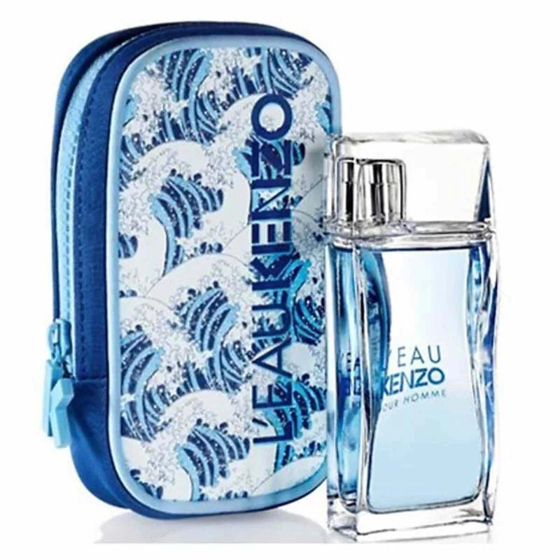L'eau Kenzo Pour Homme EDT With Pouch in Clear Box - 50Ml