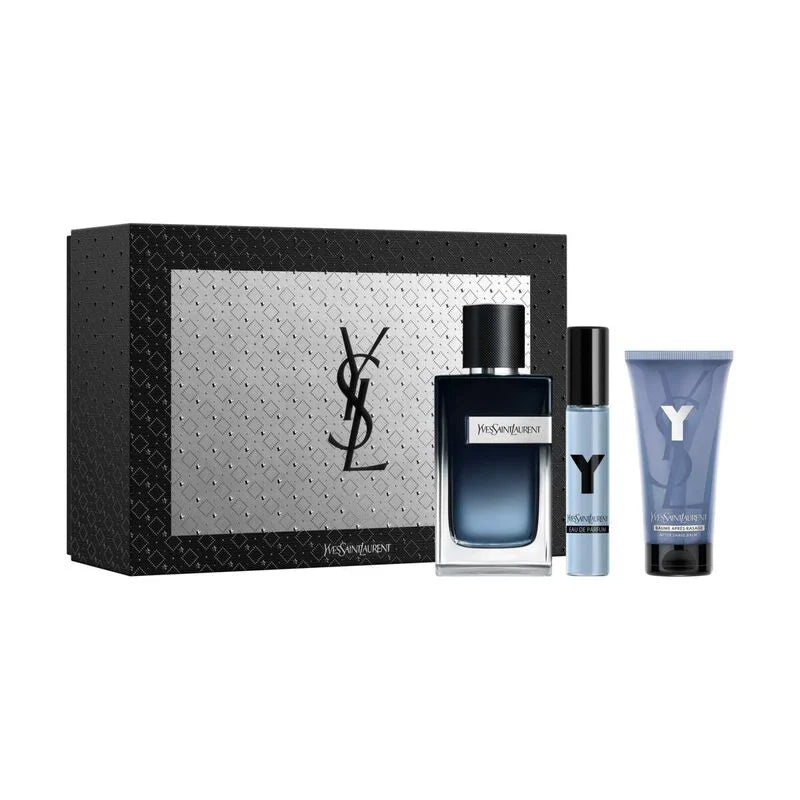 Yves Saint Laurent Y Eau de parfum SET - EDP 100ml + 10 Travel Spray +50ml Aftershave