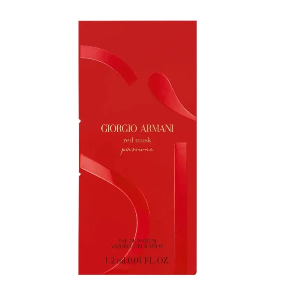 Sì Passione Red Musk من جورجيو أرماني للنساء - ماء عطر - 1.2 مل (عينة) (قطعة واحدة)