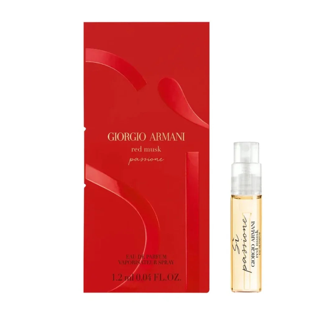 Sì Passione Red Musk من جورجيو أرماني للنساء - ماء عطر - 1.2 مل (عينة) (قطعة واحدة)