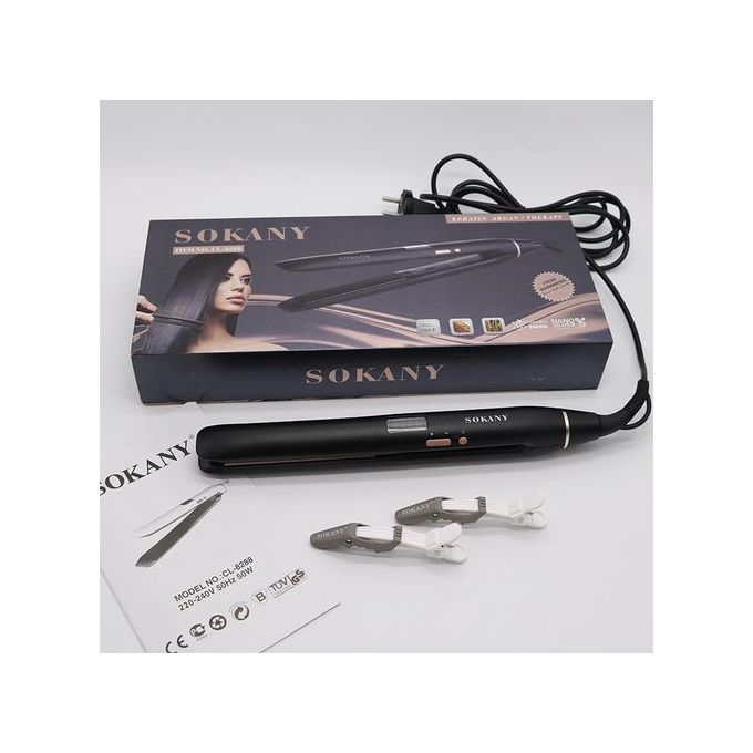 Sokany Hair Straightener, Black