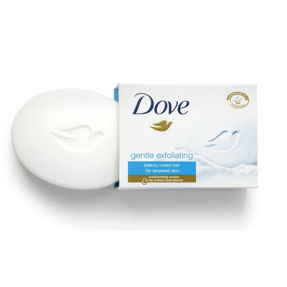 Dove Soap Bar Gentle Exfoliating Beauty Cream Bar for Renewed Skin-90gm