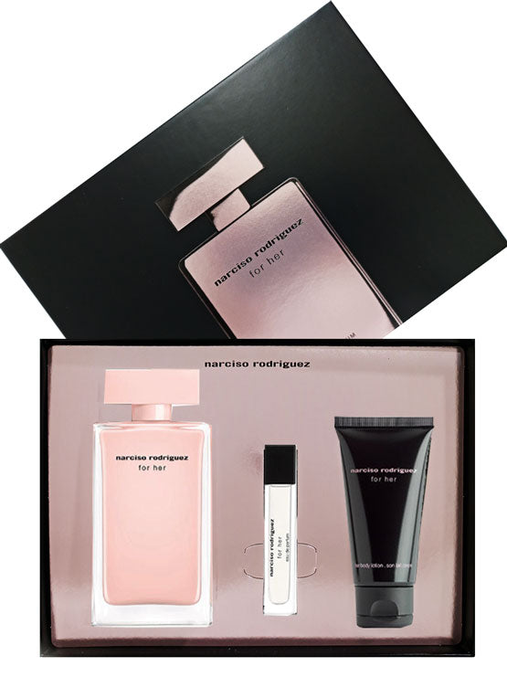 Narciso Rodriguez for Her Gift Set -Eau de Parfum - 3Pcs