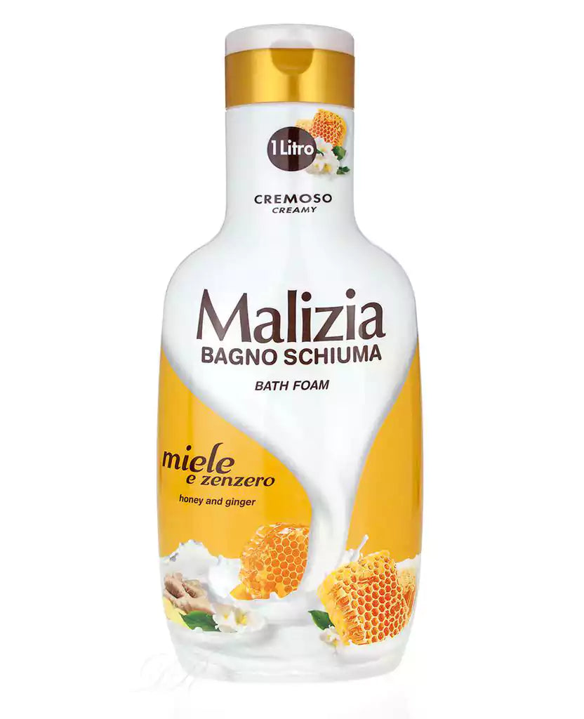 Malizia Bath-Foam - Honey and Ginger -1000ml