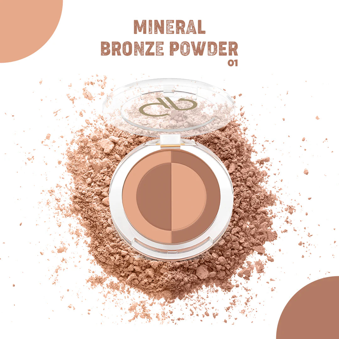 Golden Rose Mineral Bronze Powder - 01