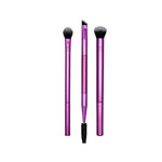 Real Techniques Eye Shade & Blend Makeup Brush Trio, For Eyeshadow & Liner, Makeup Tools