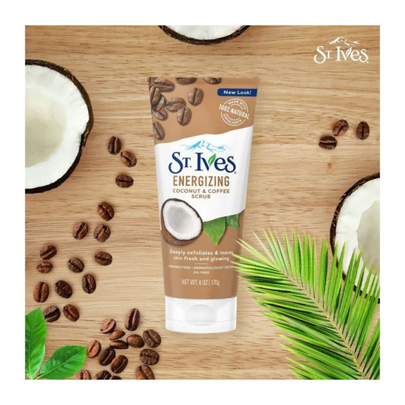 ST.IVES Energizing Coconut&Coffee Scrub -170GM