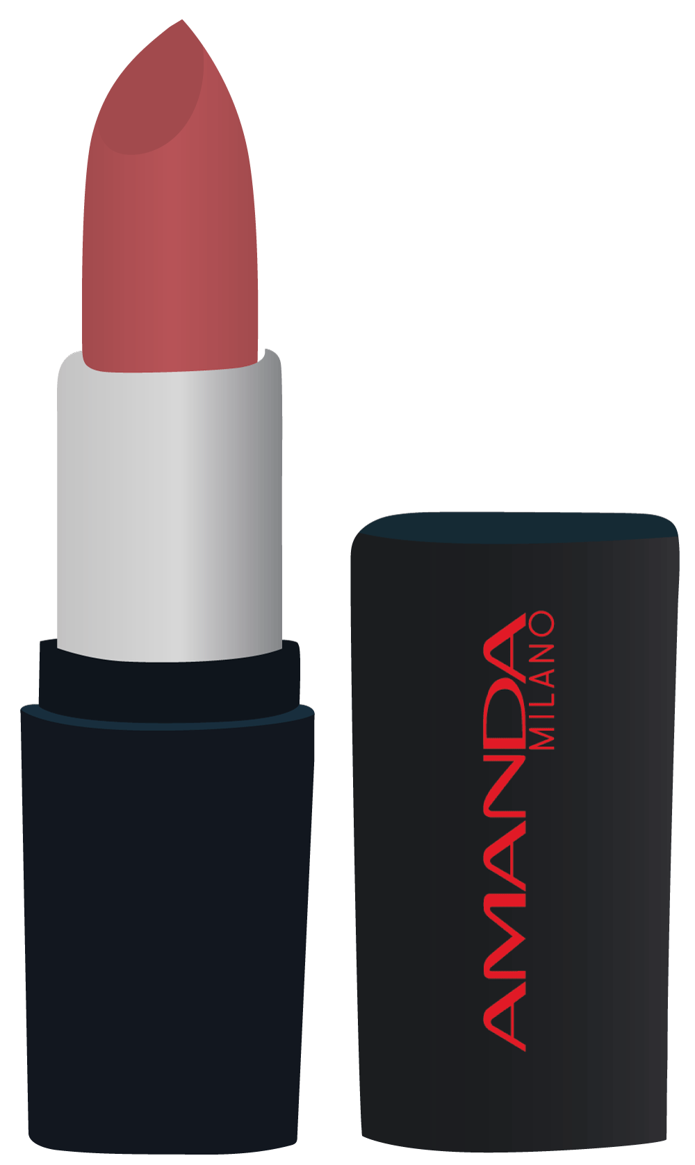 Amanda Milano Moist Matte Lipstick No. 22