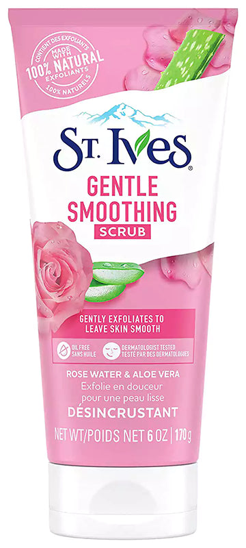 St.Ives Gentle Smoothing Rose Water & Aloe Vera Scrub -170g