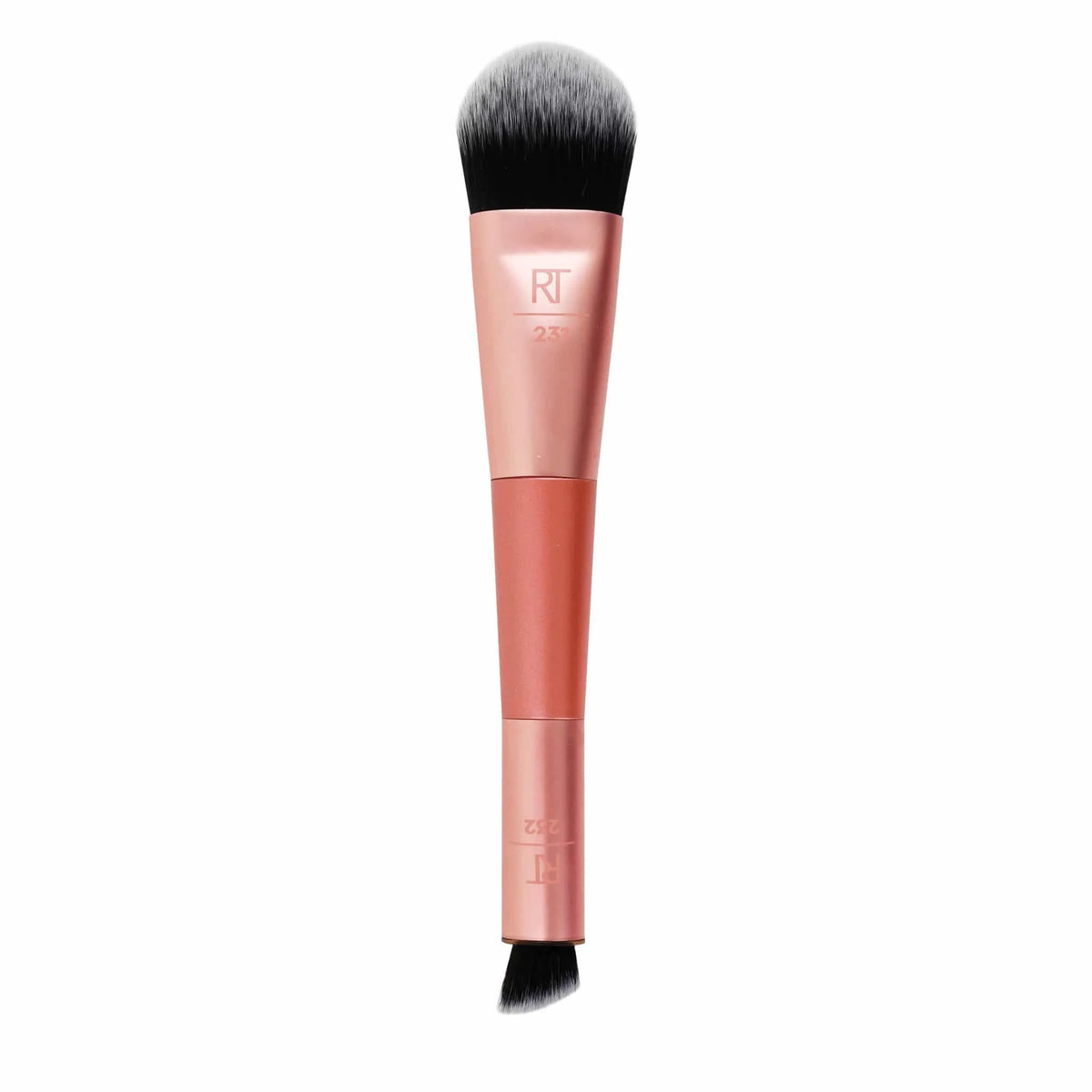 Real Techniques Cover & Conceal Dual Ended Makeup Brush Foundation Coverage, 2-in-1 Brush